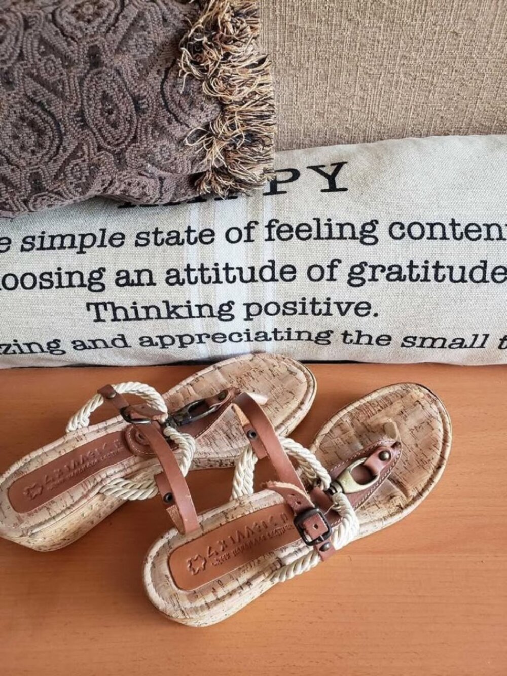 Greek Handmade Leather Sandal Size 9.5